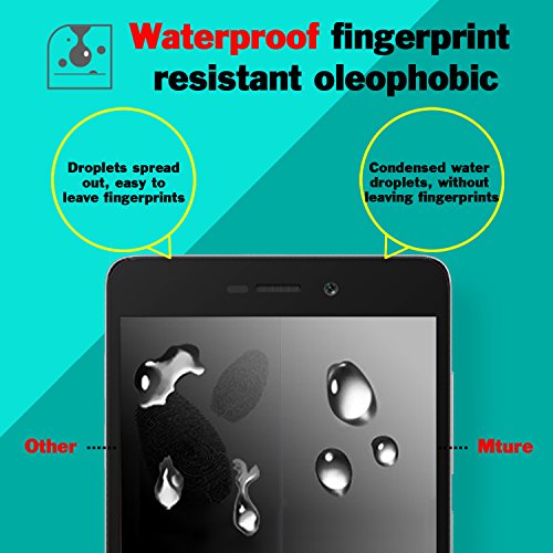 Xiaomi Redmi 3 Schutzfolie, Mture 3D Touch kompatible Schutzglas für Xiaomi Redmi Hongmi 3 Screen Protector Film Ultra Klar Transparent Panzerglas Stressfreie, Blasenfreie Installation, Anti-Fingerabdruck mit Härtegrad 9H Tempered Glass Hartglas Displayschutzfolie (HD Clear) – 2-pack - 8