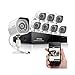 Produktbild Zmodo 720P HD-Sicherheitskamera-System mit 8 Indoor / Outdoor Nachtsicht Überwachungskameras, 8CH 720P PoE NVR, Smartphone QR-Code scannen Schnell Remote View ZM-SS718