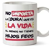 PERFECTO COMO REGALO PARA EL DÍA DE LA MADRE. Nuestra mamá tiene que pensar en tí todos los días. ¿Por qué no durante el desayuno? ¿No sabes cómo decir "te quiero mamá? ¡Qué mejor que con una taza! Nuestras mamás se han esforzado mucho por darnos a luz y criarnos. Ya sean casi abuelas o madres primerizas, podemos empezar a reconocer su duro esfuerzo con una bonita taza.