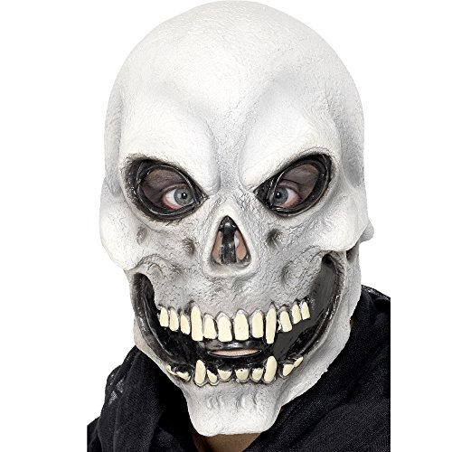 Smiffy's 22148 Totenkopfmaske zum Überziehen, Einheitsgröße