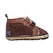 Itaar Fashion Antiskid Baby Toddler Infant Newborn Suede Fleece Magic Tape Trainers Flats Sneakers Shoes for Baby (12(6-12M), Coffee)