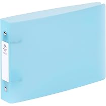 Archivador De Tarjetas A5 Viquel Bristol - 2 Anillas, Color Azul, Ideal Para Fichas Y Documentos