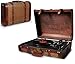 Produktbild Plattenspieler | Schallplattenspieler | Retro Holz Nostalgie Kofferplattenspieler | Turntable | PLL Radio| AUX IN | Plattenspieler im Koffer | Vinyl Player