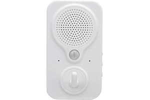 ASIXXSIX Przypomnienie Głosowe Aktywowane Czujnikiem Ruchu, Wielojęzyczny Dzwonek z Czujnikiem Ruchu dla Sklepu Firmowego Powiadomienie o Wejściu do Sklepu Witamy Brzęczyk Monitor Alarm