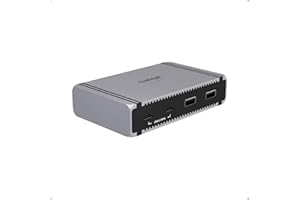 CalDigit E5 - Thunderbolt 5 Element 5 hub - 9-portowy, 4xThunderbolt 5/USB4 v2 Porty, 3xUSB-A i 2xUSB-C 10 Gb/s, pojedynczy 8K, podwójny 6K/8K, złoty podwójny 4K@240 Hz, ładowanie 90 W, kabel 0,8m 180