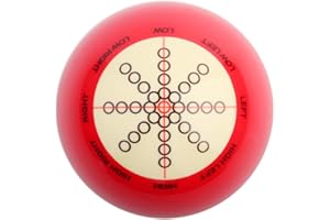 BTER Artefact d'entraînement de boule billard, queue billard standard 2-1/4 ', portable pour américain huit boules, débutant, accessoires