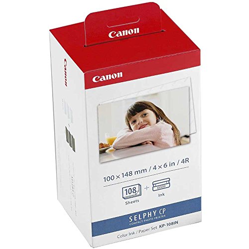 Preisvergleich Produktbild Canon Papier KP-108IN, 108 Blatt 10x15 mit Farbkartusche