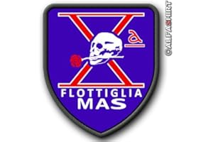 COPYTEC Toppa con simbolo e scritta Flottiglia MAS italiana, codice articolo #7614