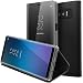 Produktbild Galaxy Note 8 Hülle, WATACHE Smart Schlaf / Wake Up S-View Fenster Kosmetikspiegel Galvanisieren Plating Stand Feature Slim Full Body Schutz Flip Folio Cover für Samsung Galaxy Note 8(Schwarz)