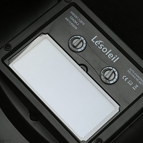 LESOLEIL Automatik Schweißhelme Solar Schweißmaske Schweißschirm Schweißschild ARC TIG MIG Welding Helmet - 6