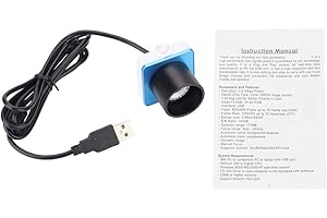 Qinlorgo Electronic Telescope Camera Digital 1.25" for Astrophotography, USB Port, 480p, VGA