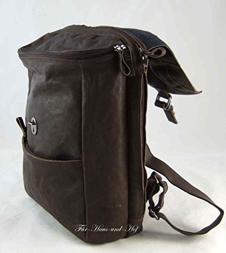 Harold’s Rucksack 42 x 30 x 12 cm Rind-Leder 15 Zoll Laptopfach Laptoprucksack 258102 - 7