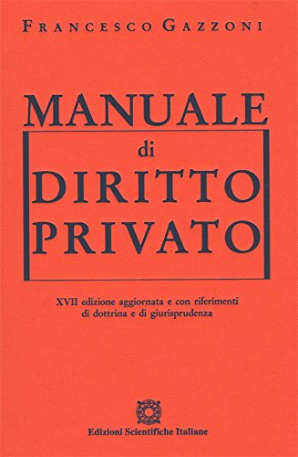 Manuale di diritto privato Manuale di diritto privato