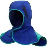 Welding Cap for Welding Mask, Fireproof Hood (1 Unit) | Head, neck and face protection. Washable, reusable and resistant to h