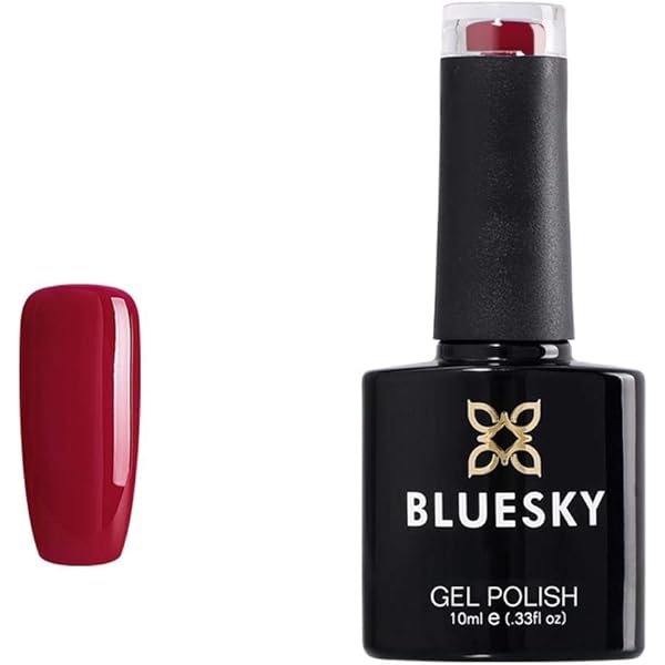 Blue Sky A09 Marron Bordeaux Shimmer Vernis à Ongles Gel