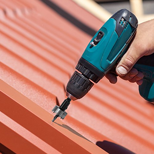 Mohoo 5PCS Carbide Spitze HSS Bohrer Lochsäge Set Edelstahl Metall Legierung 16-30mm - 6