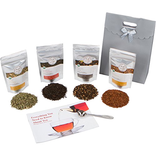 Loose Tea Sampler Gift Set - Golden Moon Tea - 48 Servings of Tea