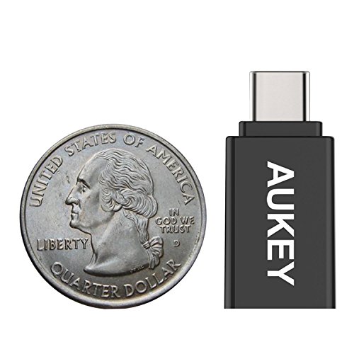 AUKEY USB C Adapter auf USB 3.0 A für Type C Geräte inklusive dem MacBook Pro 2016 , Google Chromebook Pixel , Samsung S8 / S8+ , Nokia N1 Tablet usw. - 5