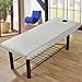 Produktbild SUPEWOLD Massage-Bettbezug mit Gesichts-Atemloch, Polyester, elastisch, rundum gewickelt, für Schönheitssalon, Spa, Kosmetik, Bettlaken, Bezug für Couchtisch, Betttisch, grau, 70x190cm