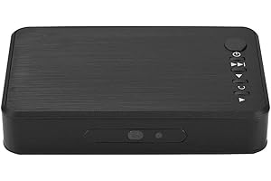 ASHATA HDMI 1080P HD Audio und Video Player HD-Video-Player Multimedia Player mit IR Fernbedienug unterstützt USB-Laufwerk, Mobile Festplatte, SD-Karte,2,5-Zoll-Mobile-Festplatte (3,5