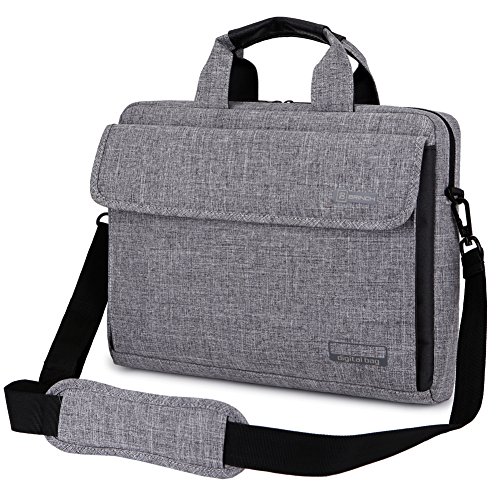 BRINCH Laptoptasche  unisex Messenger Bag Oxford Gewebe Umh  ngetasche Aktentasche mit Tragriemen f  r 17 - 17 3 Zoll Laptop   Notebook   MacBook   Ul