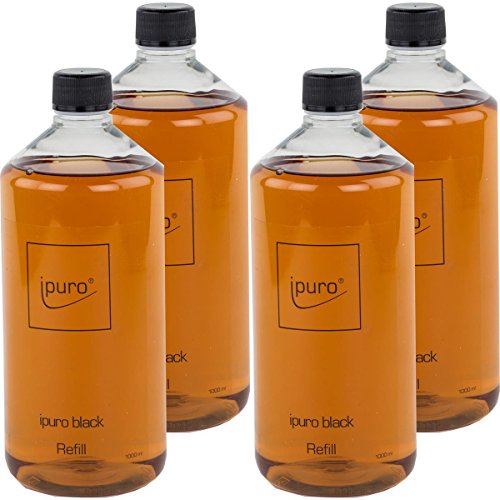 Preisvergleich Produktbild Essentials by Ipuro Black Refill - 1000m Nachfüllflasche (4er Pack)