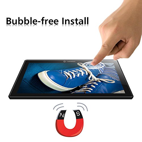 Lenovo TAB 2 A10-30F / A10-70 10.1“ Panzerglas Schutzfolie, iVoler® Premium Panzerglasfolie folie Displayschutzfolie Hartglas Gehärtetem Glas DisplayPanzerglas Schutzfolie Displayschutz Tempered Glass Screen Protector für Lenovo TAB 2 A10-30F / A10-70 10.1“ – 0,3mm Dünn, 9H Härtegrad, 2.5D Abgerundete Kanten – [Kratzfest] [Hohe Transparenz] [Fingerabdruck-frei] [Blasenfrei]-Lebenslange Garantie - 4