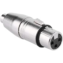 Adattatore XLR Cannon Maschio a RCA Femmina - Adattatori Audio e Video