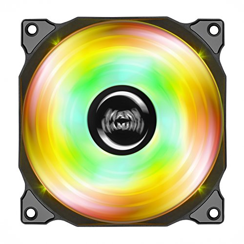 Mars Gaming MFRGB Kit - Pack 3 Ventiladores con iluminaci  n RGB para Ordenador  13 aspas  iluminaci  n LED 4 Efectos  Mando a Distancia  rodamientos hidr  ulicos  60 000 Horas  silenciosos   Negro