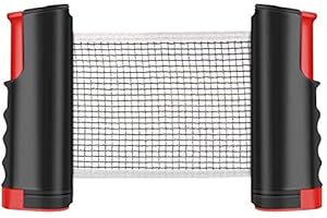 Tencoz Red de Tenis de Mesa, Table Tennis Net para Mesa de Comedor y Escritorio, Red de Ping Pong Longitud Ajustable 200 (MAX
