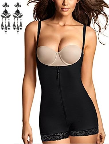 Modetrend Women's Sexy Bodysuit Shapewear Body Shaper Rubber Fat Burning Slimmer Waist Cincher Corset