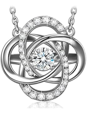 Anhänger Halskette Silber Dancing Heart 