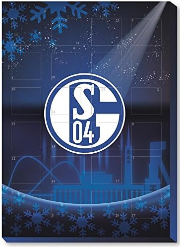 Schokoladenkalender Advent Calendar X24 S04 FC Schalke 04 Football Bundesliga filled with Chocolate versüsse your Advenrszeit