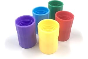 BETINYAR N//A 5 Pieces Tube Bottle Connector, in A Bottle, Educational Toy Connector Cyclone Tube for Scientific Experiment and Test, 5 Colors