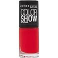 Maybelline New York Color Show Smalto Asciugatura Rapida, 349 Power Red