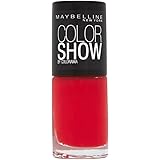 Maybelline New York Color Show Smalto Asciugatura Rapida, 349 Power Red