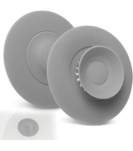 4 Bouchons D'Évier VEGCOO En Silicone - Universels Pour Cuisine Et Salle De Bain - Style B