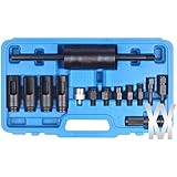 wondermantools® 14 pieza Inyección Herramienta Extractor Bosch Delphi Deso Siemens Diesel