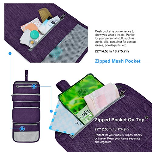 Mardingtop Kulturbeutel Reise Kulturtasche Kosmetiktasche Zum Aufhaengen Waschtasche - 4