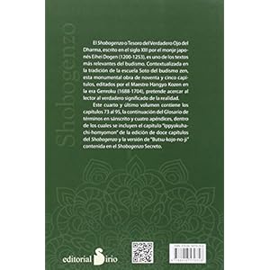 Shobogenzo (4) (Tesoro Del Verdadero Ojo Del Dharma)