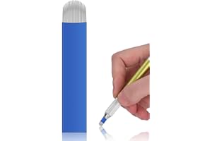 ATOMUS Microblading zestaw igieł 14-pinowych 18u pinów do makijażu permanentnego brwi (50 szt. 18U)