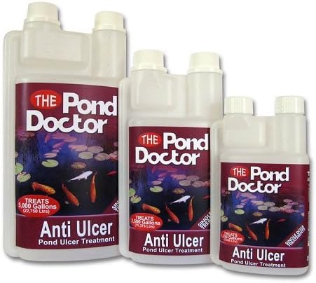 TAP POND DOCTOR ANTI ULCER FINROT SORE FUNGUS DROPSY DISEASE KOI FISH TREATMENT (250ML)