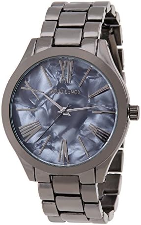 David Lenox black tone women's watch Runway collection style DL0327