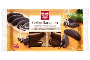 REWE Gelee Bananen (vegansk choklad laktosfri med banan) 250g