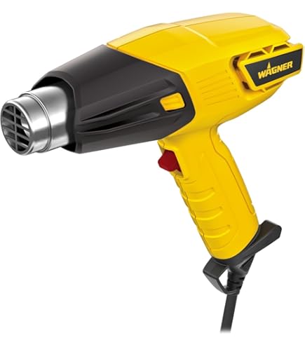 Heteluchtpistolen met een vermogen van 2250 tot 2500 watt