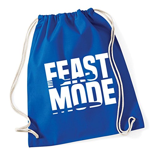 HippoWarehouse Feast Mode - Thanksgiving Drawstring Cotton School Gym Kid Bag Sack 37cm x 46cm, 12 litres