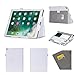 Produktbild ISIN Tablet Fall Serie Apple iPad Pro 12.9 2017 und 2015 Tablet-Modell Premium PU-Leder Schutzhülle Taschen mit Handschlaufe, Stylus Halter und Kartenschlitz (Weiß)