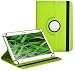Produktbild Premium Universal-Hülle für Tablet-PC i-onik L701 7 ZOLL mit DREHFUNKTION und HALTER / STÄNDER-FUNKTION Schutz-Case Flip-Tasche Cover Grün