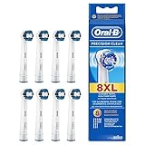 Braun Oral-B Precision Clean Electric Replacement Toothbrush Heads - Pack of 8