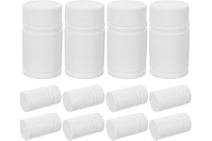 BELLIFFY 12 Uds Botellas De Hdpe De 30Ml Para Frascos De Almacenamiento Seguro Botes De PláStico Para CosméTicos Y Alimentos Ideal Para Viajes